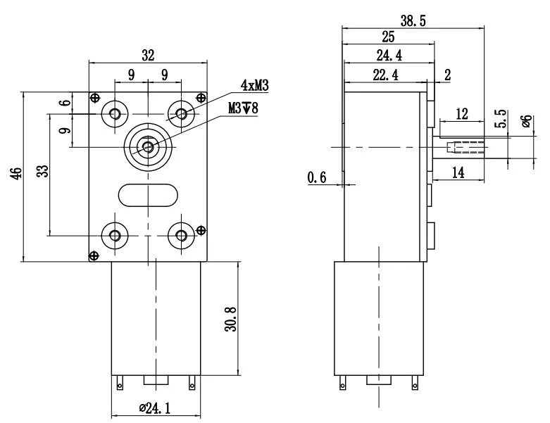 12V miniature DC reducer motor 0.6rpm 1 RPM 2 RPM ultra-low speed high torque JGY370