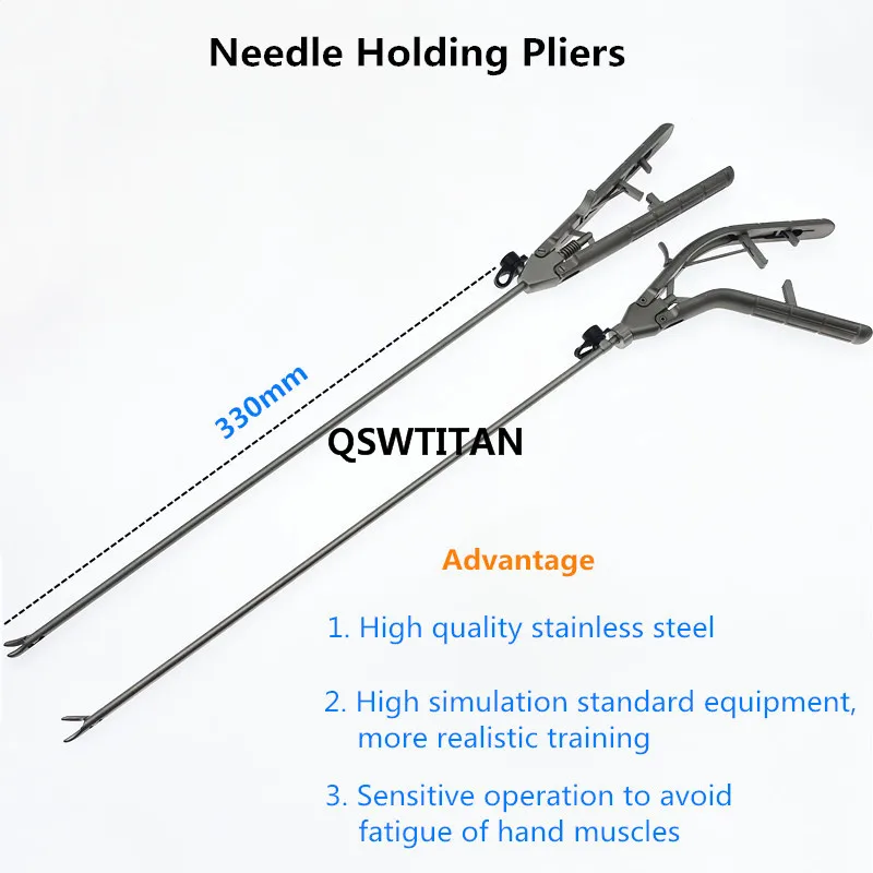 Titanium Needle holder forceps Laparoscopic surgical instruments Laparoscopic Simulation Training Instruments