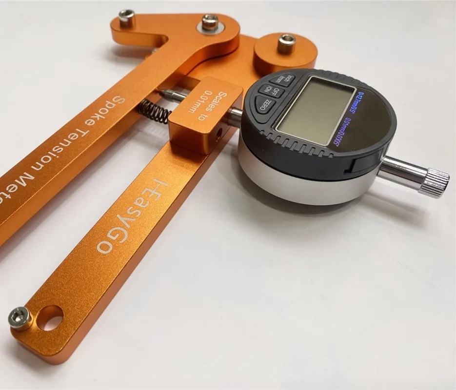 Durable Alloy Spoke Tension Gauge Bicycle Wheel Truing Tool Adjustment Instrument Maintenance Equipment For Cyclists