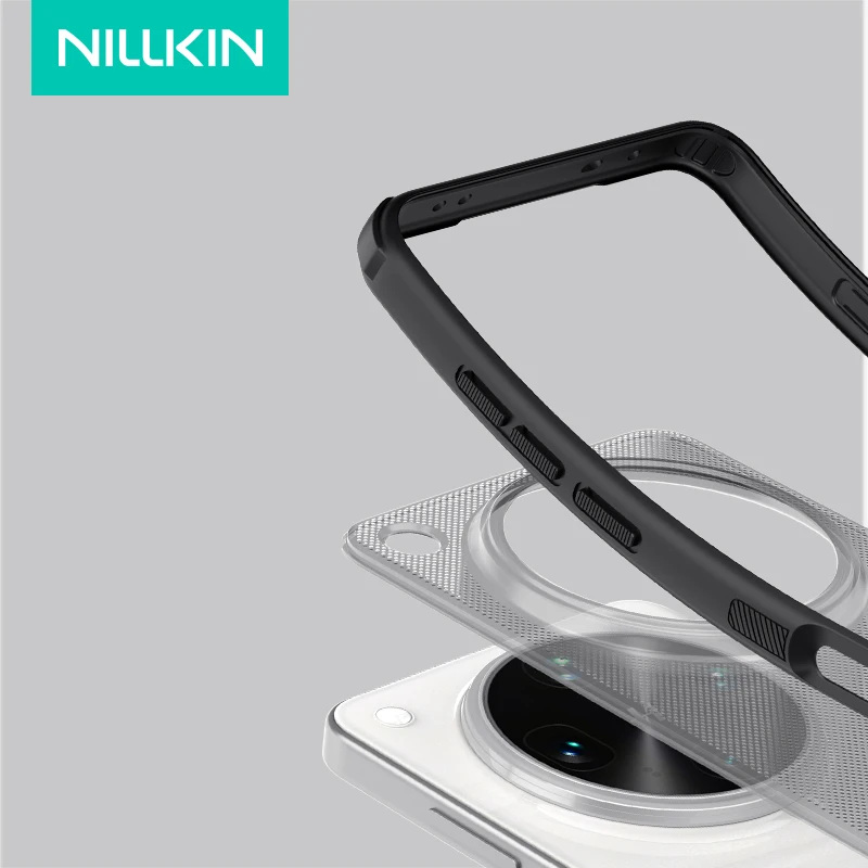 Nillkin para oppo encontrar x8 ultra 5g caso super fosco escudo pro claro preto ultra fino macio pc + tpu capa traseira à prova de choque