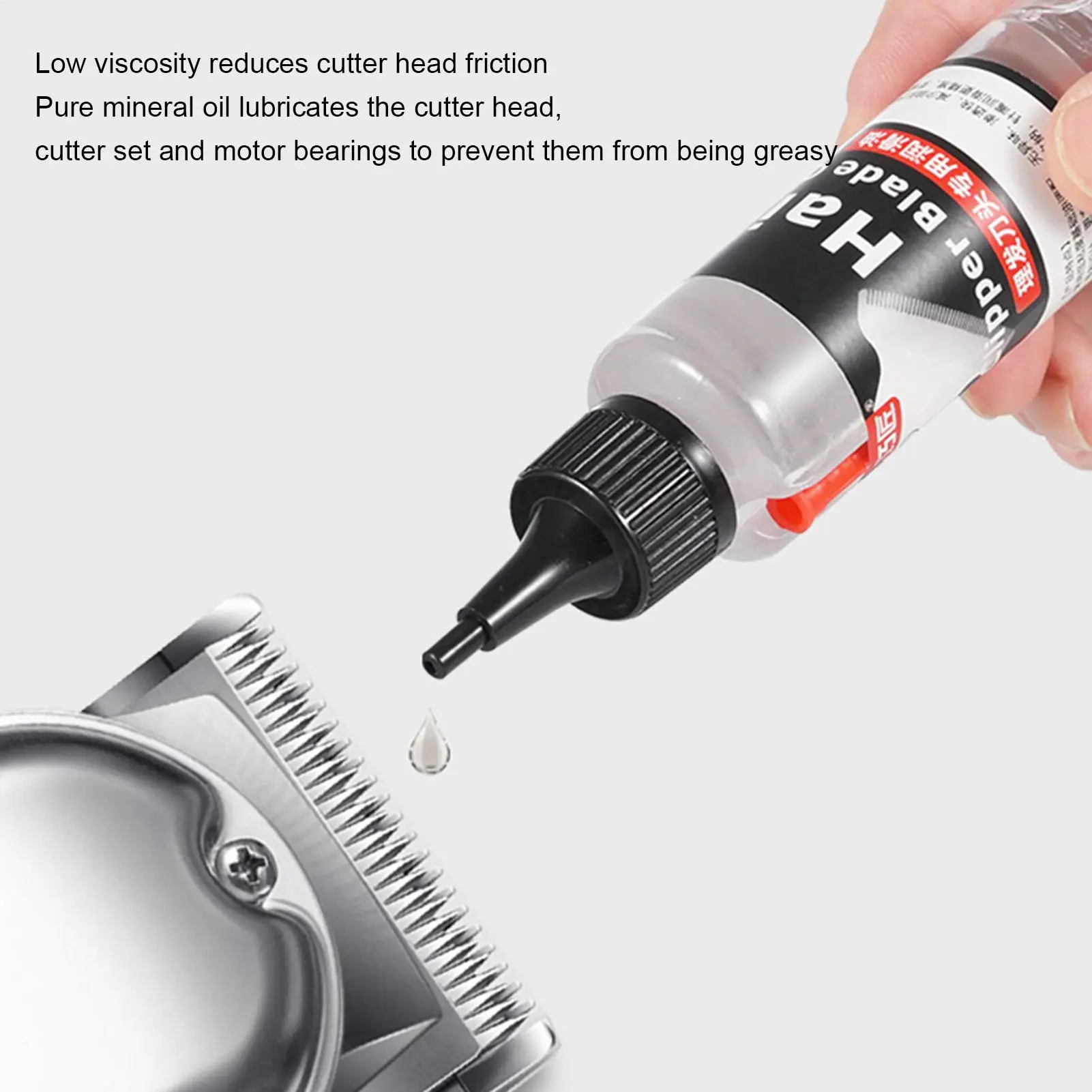 

Hair Trimmer Oil Clippers Oil Lubricating Oils Rust Prevention & Reduces Friction Barber Oil for Clippers Shaver Oil Hair