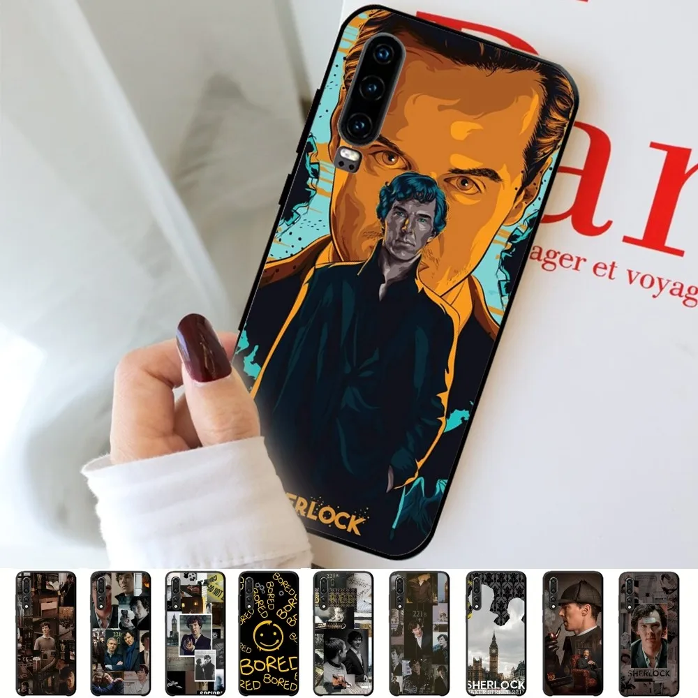 221b-S-SherlockS-H-HolmesS-TV Phone Case For Huawei P 8 9 10 20 30 40 50 Pro Lite Psmart Honor 10 lite 70 Mate 20lite