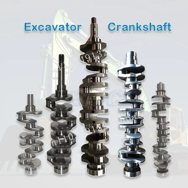 

Wholesale Crankshaft Excavator Crankshaft Engine Spare Parts Crankshaft Hyundai Volvo Yanmar Cummins Replacement