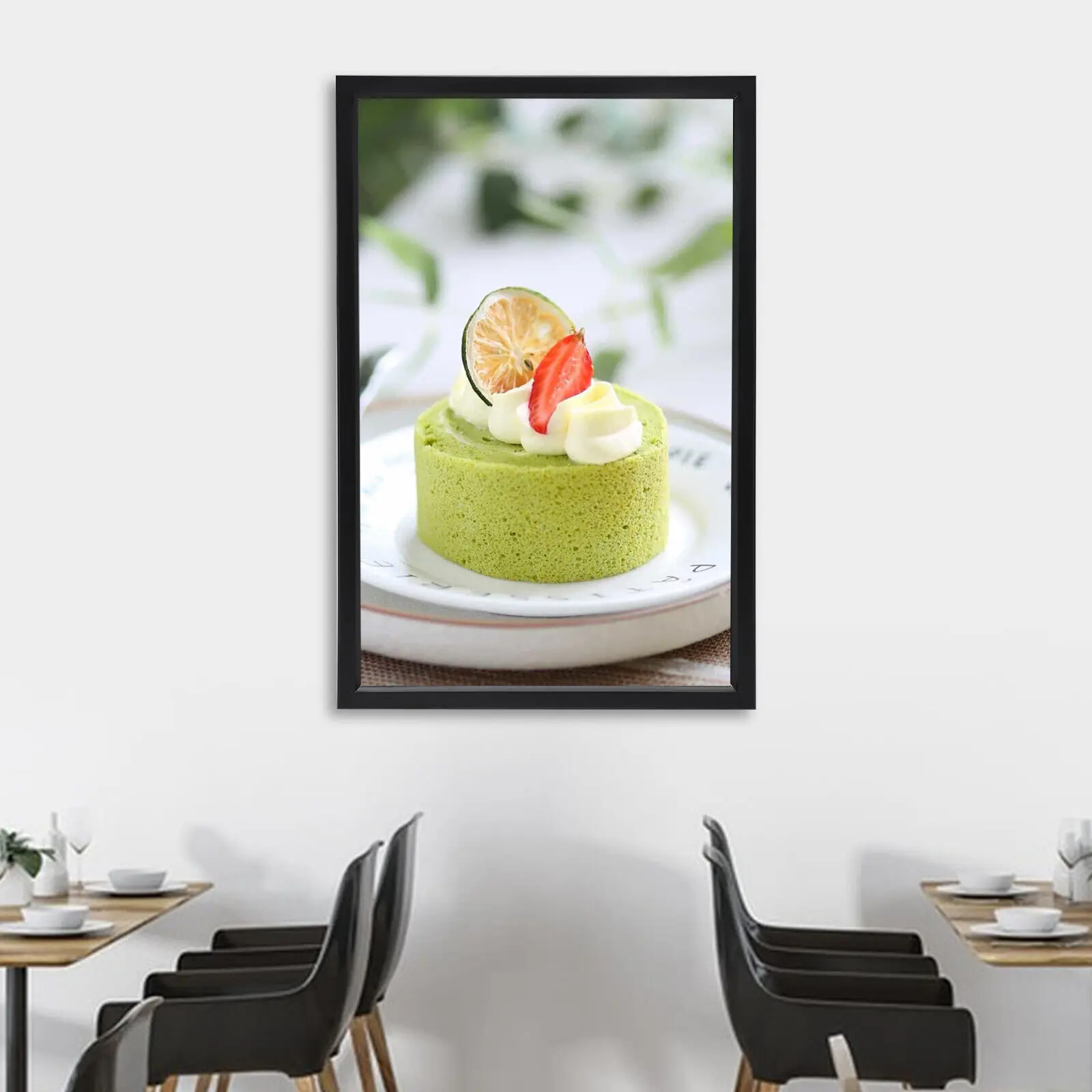 60*3*91cm LED Movie Poster Art Picture Frame Light Poster Frame Holder Movie Poster Display Light Box with Study Hooks