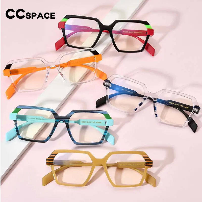 55052 Acetate Glasses Frame Men Designer Retro Prescription Myopia Optical Eyeglasses Frame Women Luxury Brand Eyewear