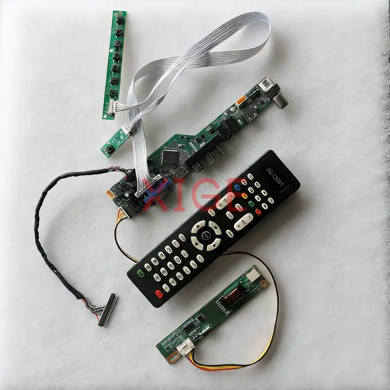 

Для B150XG05 B150XG07 B150XG02 B150XG01 матричный контроллер приводная плата DIY Kit 1024x768 LVDS-30Pin HDMI + VGA + AV + USB 1CCFL 1024*768