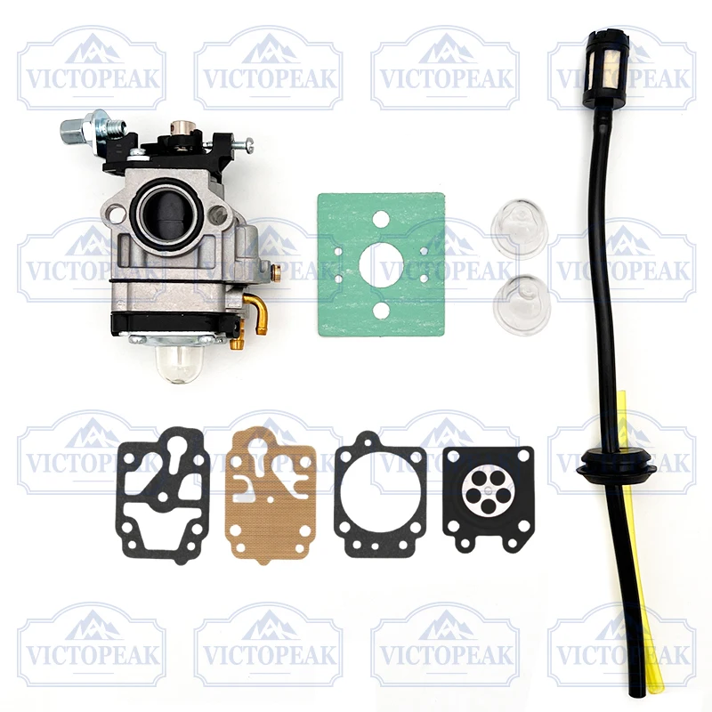 Zubehör für Freischneider, Vergaser, Kraftstoffrohrfilter und Reparatursatz für Grasschneidermotor 40–5, 44–5 – Detail 2
