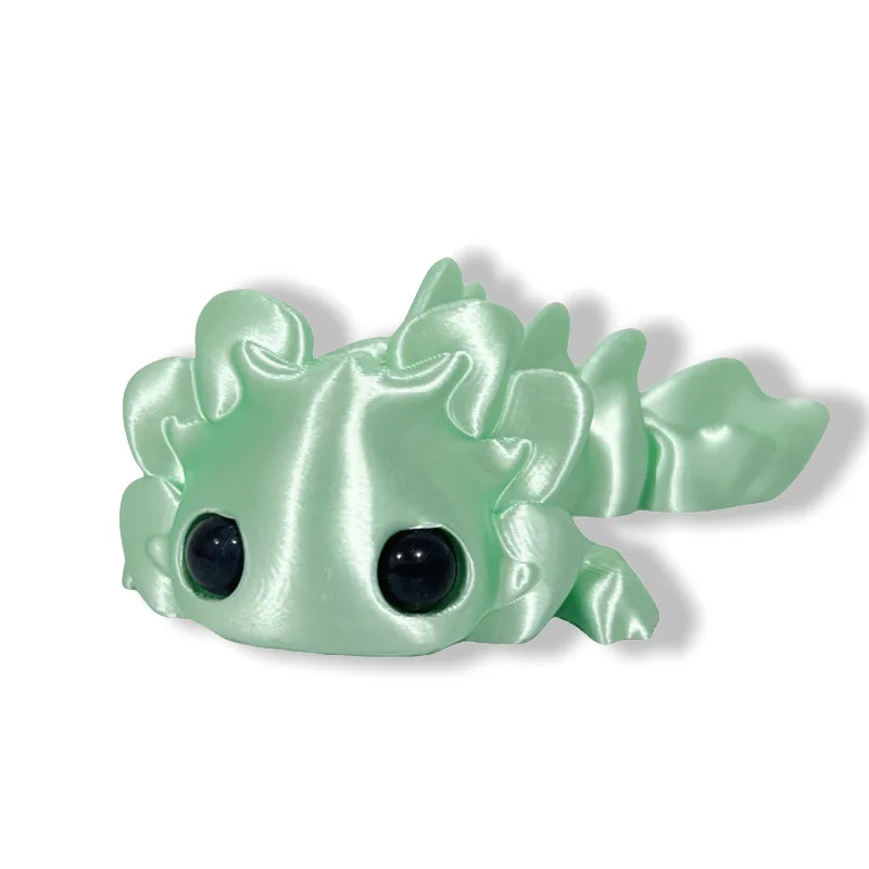 3D-gedrucktes kleines Tier-Set, gemeinsames süßes Salamander-Baby, 3D-gedruckte Tiere für Zuhause, Büro, Basteln, bedruckte Figuren, Weihnachtsgeschenke – Detail 13