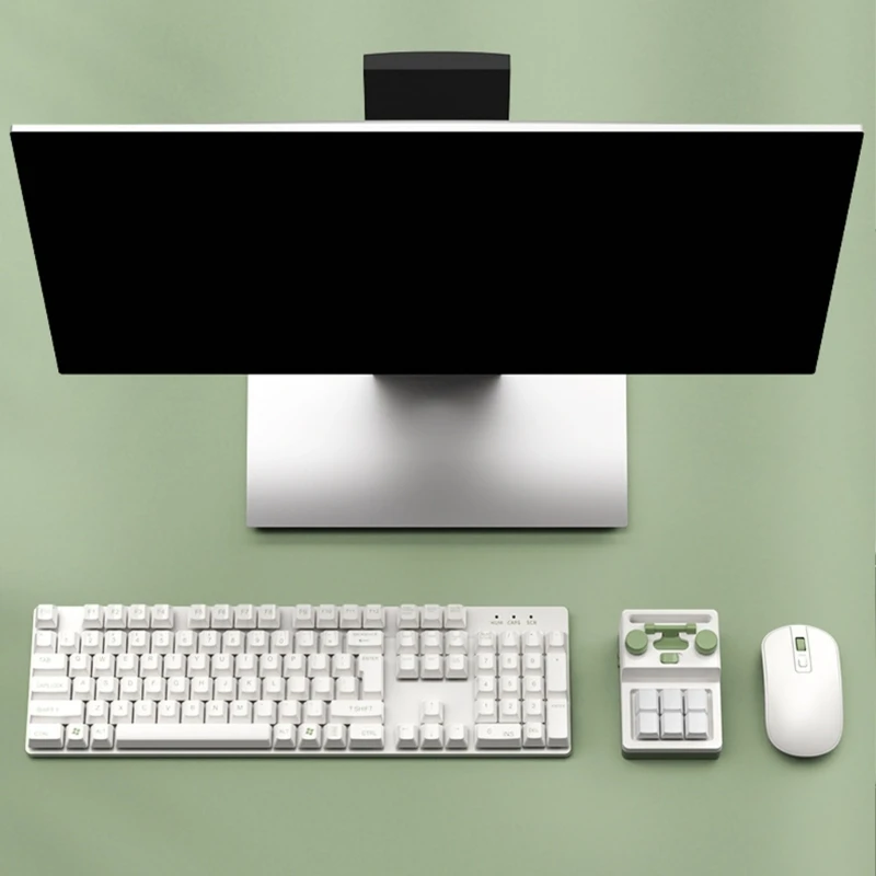 Tastiere con manopola Macros di programmazione personalizzabili Mini tastiera a 6 tasti per copiare paste e foto con illuminazione