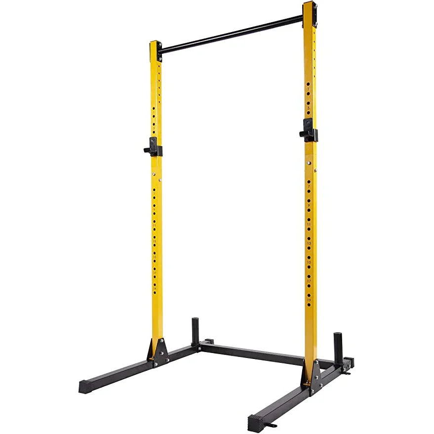 

Be suitable for Multi-Function Adjustable Power Rack Exercise Smith Machine with J-Hooks and Other Accessories For Gym Fitness E