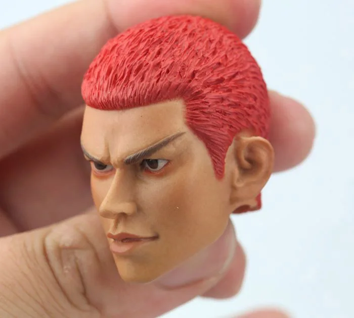 

1/6 Scale Hanamichi Sakuragi Head Sculpt Fit for 12in Action Figure Phicen Tbleague JIAOUL Doll Body Model Toy