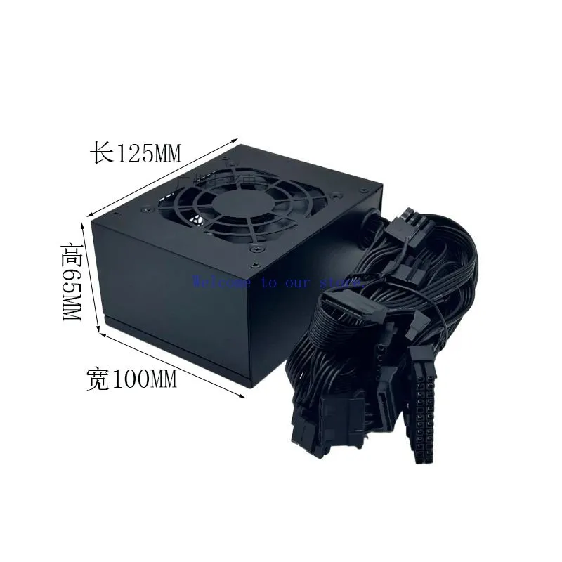 

Для настольного мини-компьютера ITX номиналом мощностью 500 Вт, мощностью 600 Вт, небольшой блок питания для шасси, поддержка 110 В