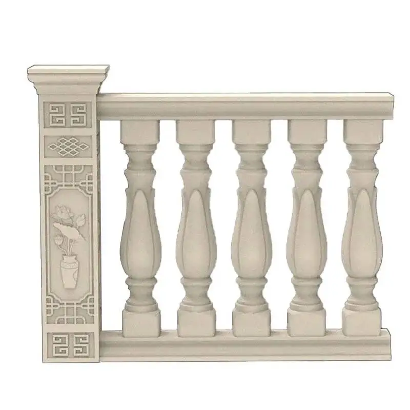 Column Thickened ABS Roman Column Mold Mold Household Balcony Railing Handrail Vase Cast-in-place Fence Column Building Molds