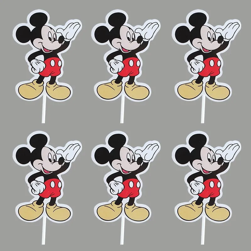 5 قطع ديزني ميكي ميني كعكة المكونات الديكور استحمام الطفل حفلة عيد ميلاد كعكة الديكور الخبز الدعائم