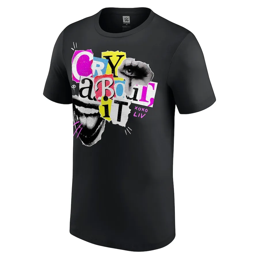 Men's Black Liv Morgan Cry About It T-Shirt