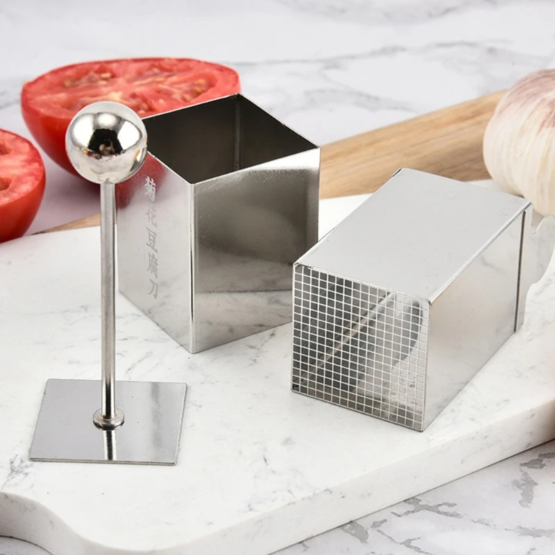 Herramienta profesional preparación alimentos aceros inoxidables crisantemum tofus moho jomd