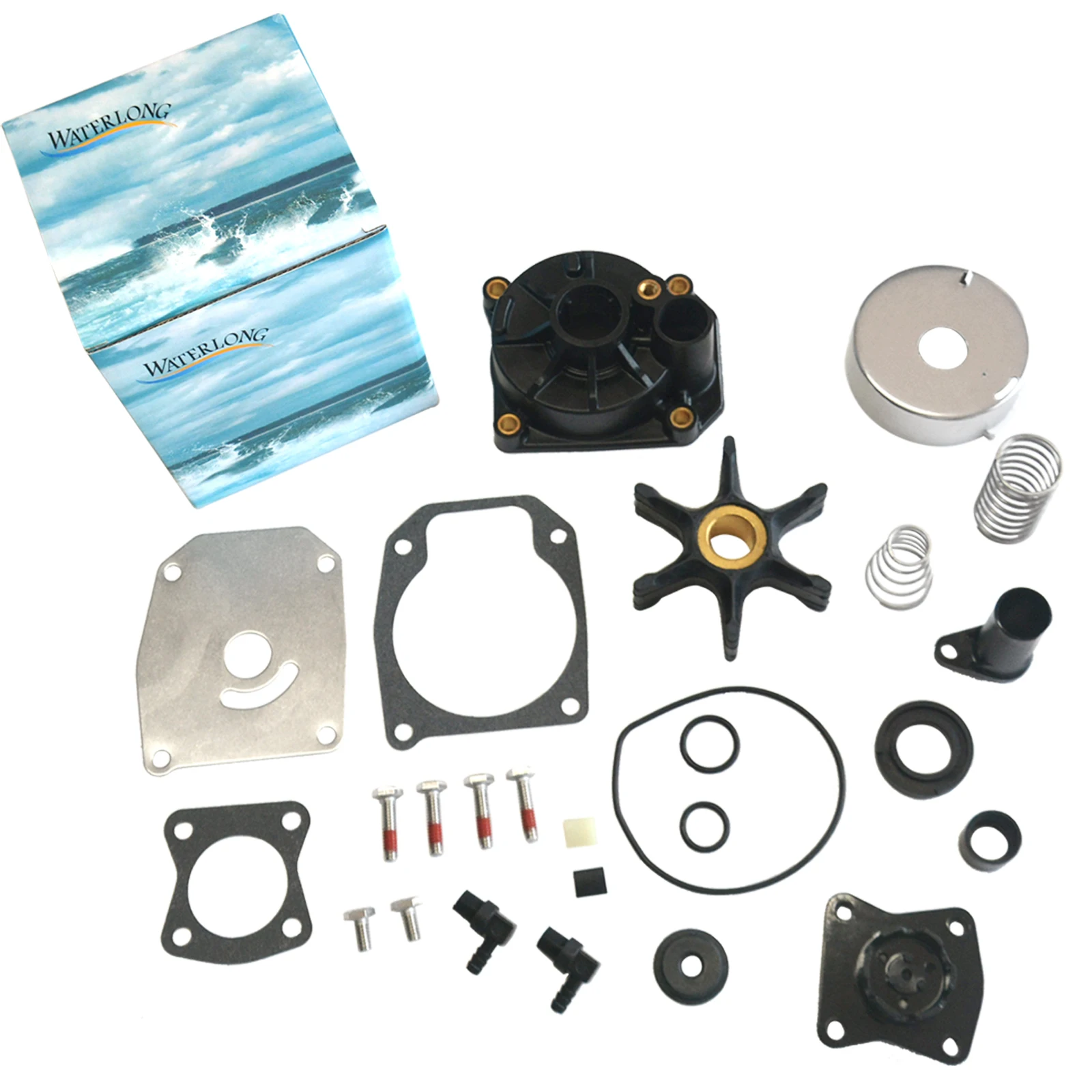 WATERLONG 432955 Water Pump Repair Kit Impeller Replaces for Johnson Evinrude 319277 432956 435673 436954 436957 438951