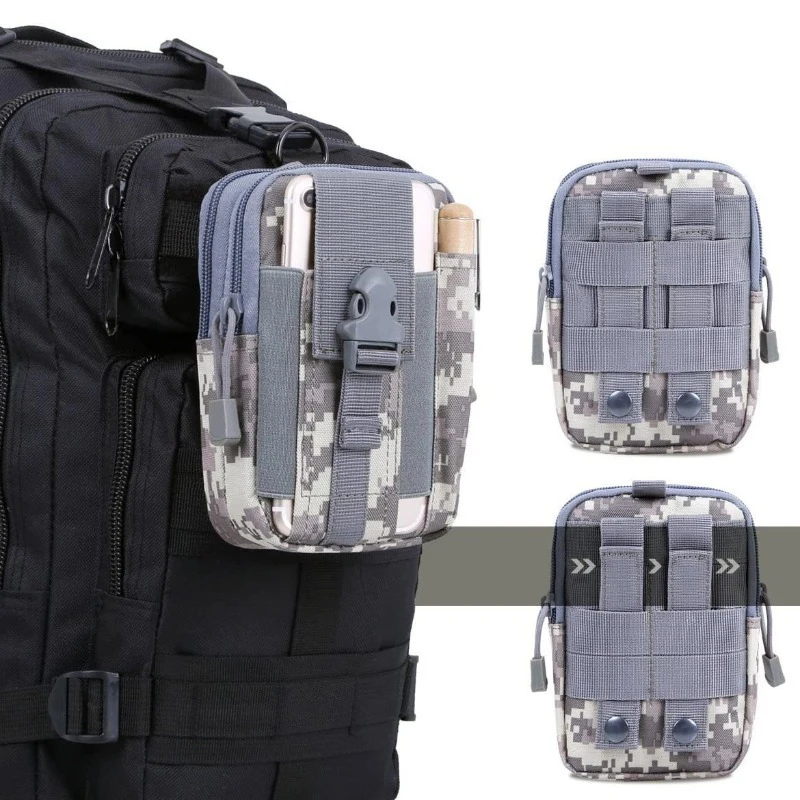 

Cycling Sports Waist Bag Camouflage Tactical Waist Bag Multifunctional Mobile Waist Bag