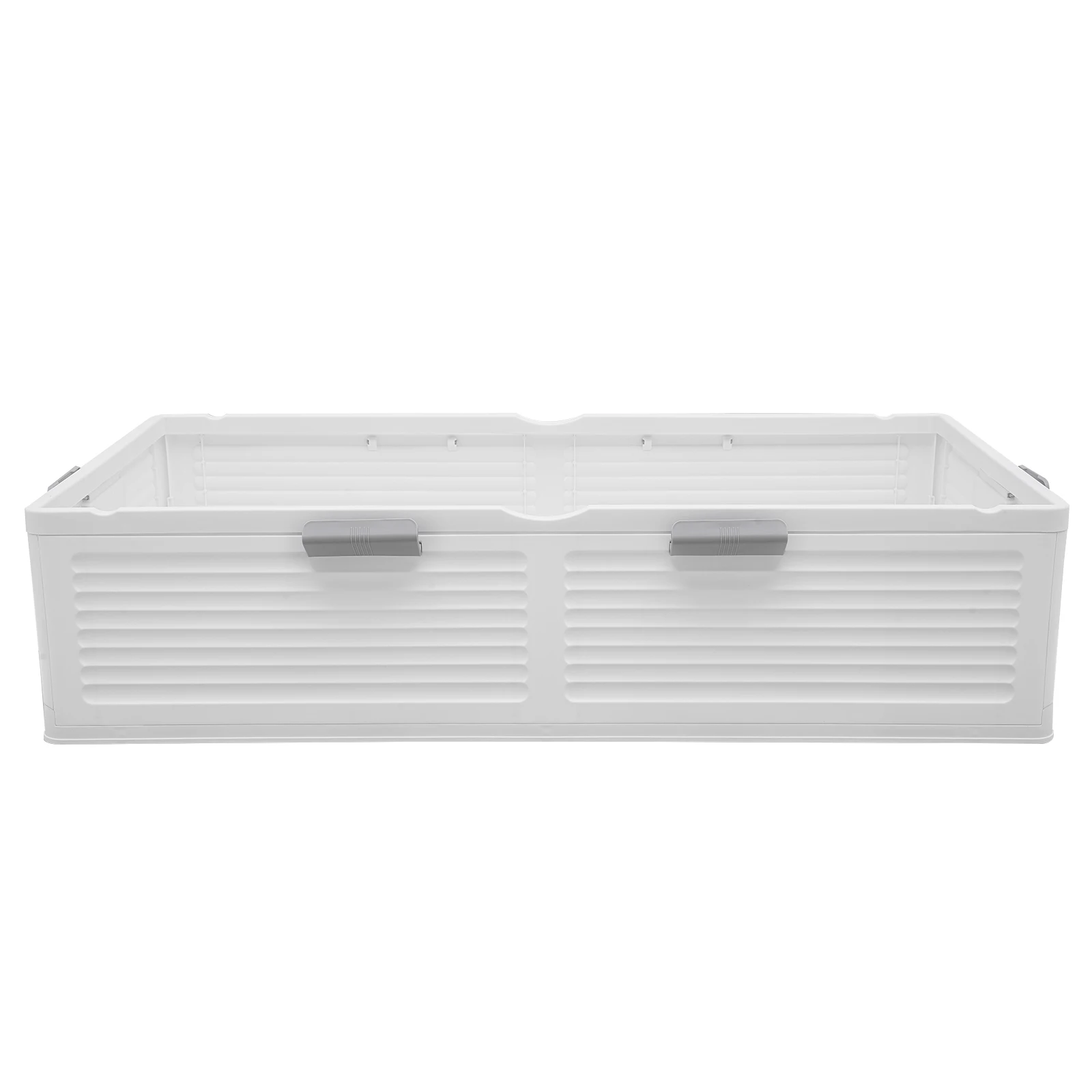 Unterbett-Aufbewahrungsbox mit Rollen & Deckeln 101*51,5*24cm Faltbarer Organizer 6 Verriegelungsschnallen Staubdicht für Decken Kleidung Spielzeug – Detail 6