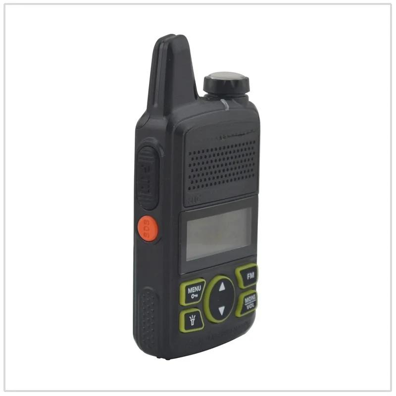 1500mAh 5W  bf-t1 UHF walkie talkie 400-470MHz 20CH 1W Mini pocket radio baofeng t1 Ham FM radio with Earpiece,programming Cable