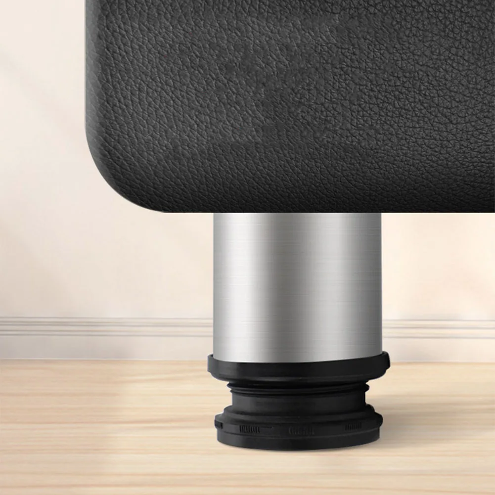 Kaki Furnitur Baja Tahan Karat Kaki Meja Dapat Disesuaikan Pengganti Kabinet Sofa Kaki Logam dengan Sekrup Perangkat Keras Furnitur