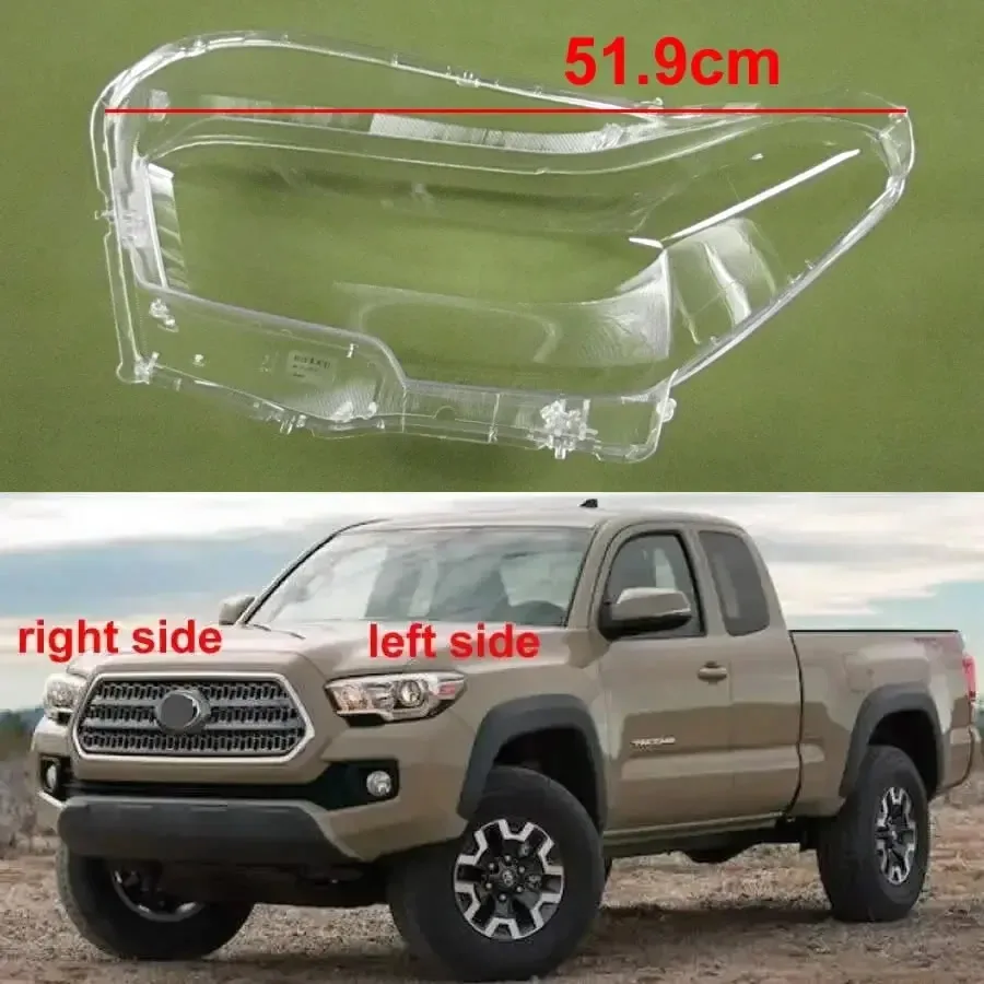 

For Toyota Tacoma 2016 2017 2018 Headlamp Housing Transparent Mask Cover Headlight Shell Plexiglass Replace Original Lens