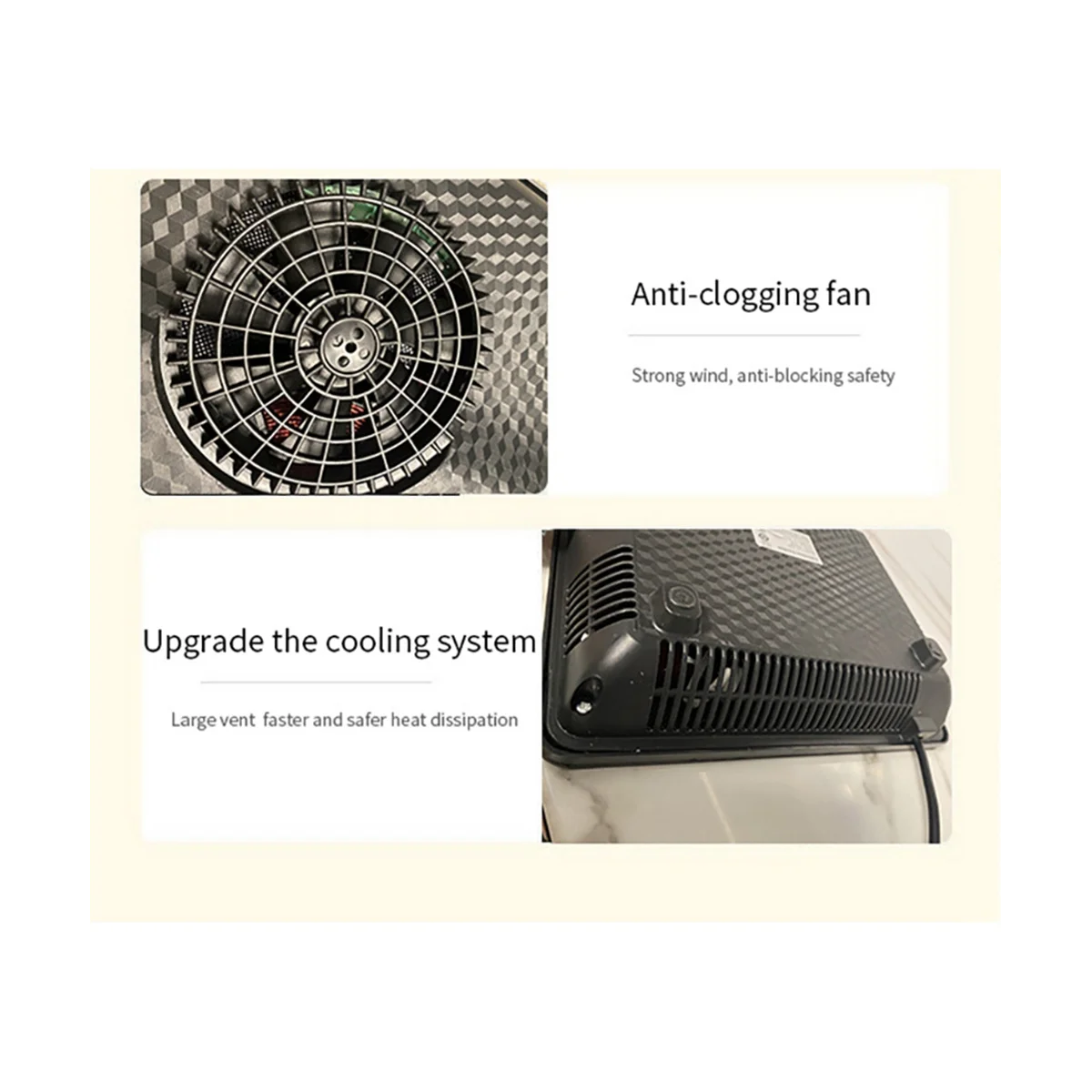 الموقد التعريفي المحمول 8 درجة الحرارة اللمس الموقد طباخ كونترتوب الموقد التعريفي لوحة منخفضة الضوضاء 2200 واط الاستشعار الاتحاد الأوروبي التوصيل