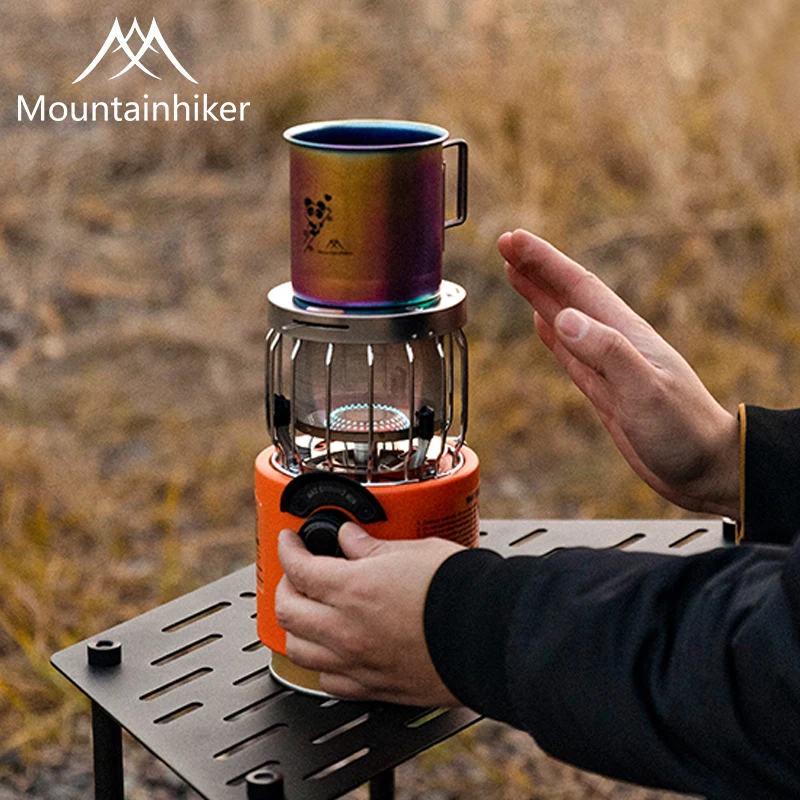 Mini calentador portátil de Gas solar para acampar, chimenea de acero inoxidable para invierno, estufa al aire libre, senderismo, calentador solar pequeño de butano