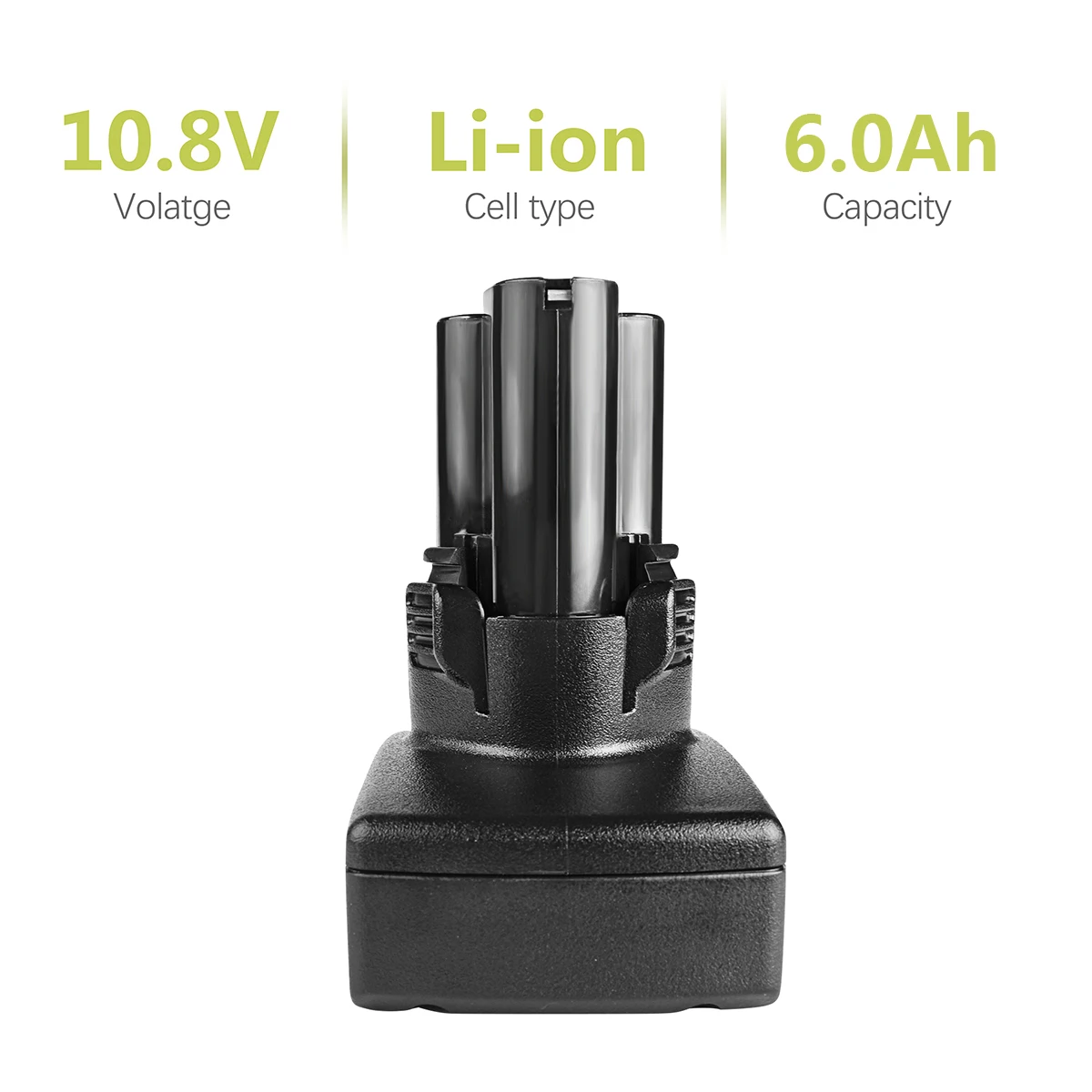 10PACK 6000MAH For Makita BL1013 Replacement Battery 10.8V 12V BL1014 BL1015 LiIon Replace Accumulators Power Tools Battery