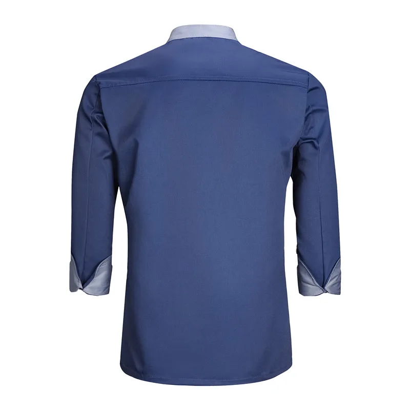 Keuken Chef-kok Jassen Mannen Wit Uniform Lange Mouw Chef-kok Jas Schort Werkkleding Catering Restaurant Food Service Pizza Ober