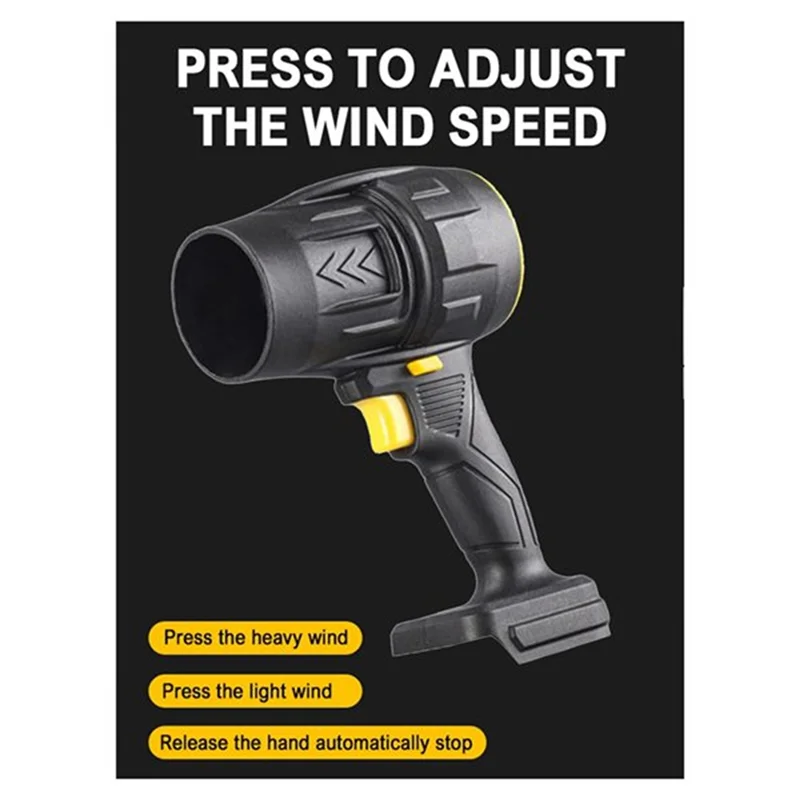 

【MEET】Бесщеточный турбореактивный вентилятор 40000 об/мин, 650 Вт, беспроводной электрический воздуходувка, жестокий ручной электроинструмент для батареи 21 В, вилка стандарта США