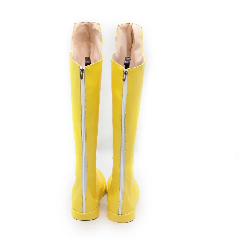 Invincible Mark Grayson Cosplay Shoes Boots Anime Superhero Yellow Halloween Christmas Boots