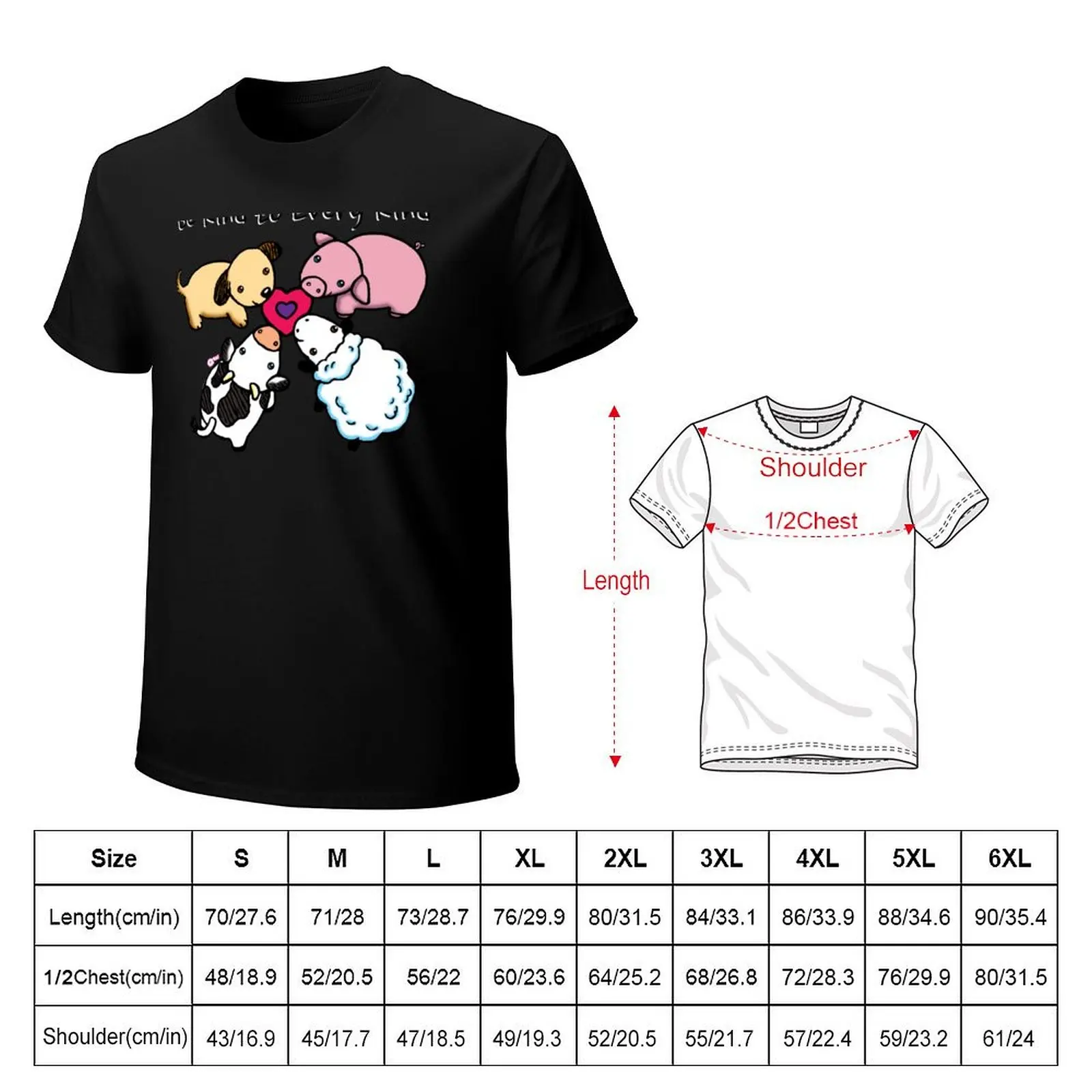 Be Kind to Every Kind T-Shirt Casual Simple Design Short Sleeve Shirt