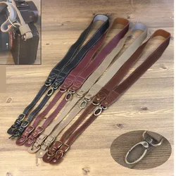 Genuine Leather Strap + Swivel Lobster Clasp Key Ring Design for Sony Canon Fujifilm Olympus Nikon Camera Neck Shoulder Strap