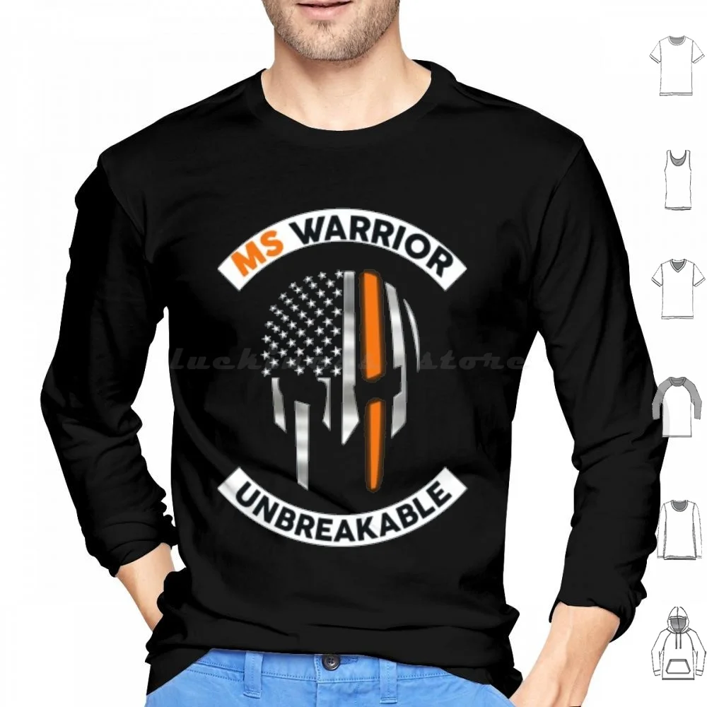 Multiple Sclerosis Hoodies Long Sleeve Multiple Sclerosis Awareness