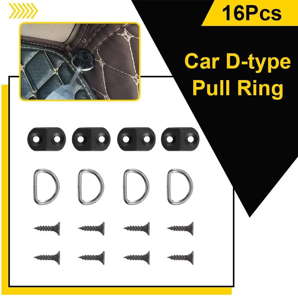 Fixed Hooks for Car Trunk Mesh Pocket Hanging Loop Split Hook Luggage Cargo Floor Net Fixing Kit Auto Accessories