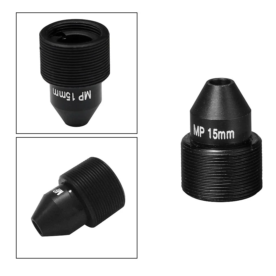 Shopstore HD 2.0 ميجابيكسل عدسة الثقب M12 CCTV MTV مجلس 15 مللي متر عدسة 1/2.7 بوصة فتحة F1.6 28.3 درجة للكاميرا الأمنية