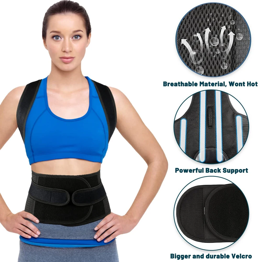 1PC High Compression Shaper Posture Corrector for Back Support,Medical Back Brace Posture Corrector belt for Men Women Gym