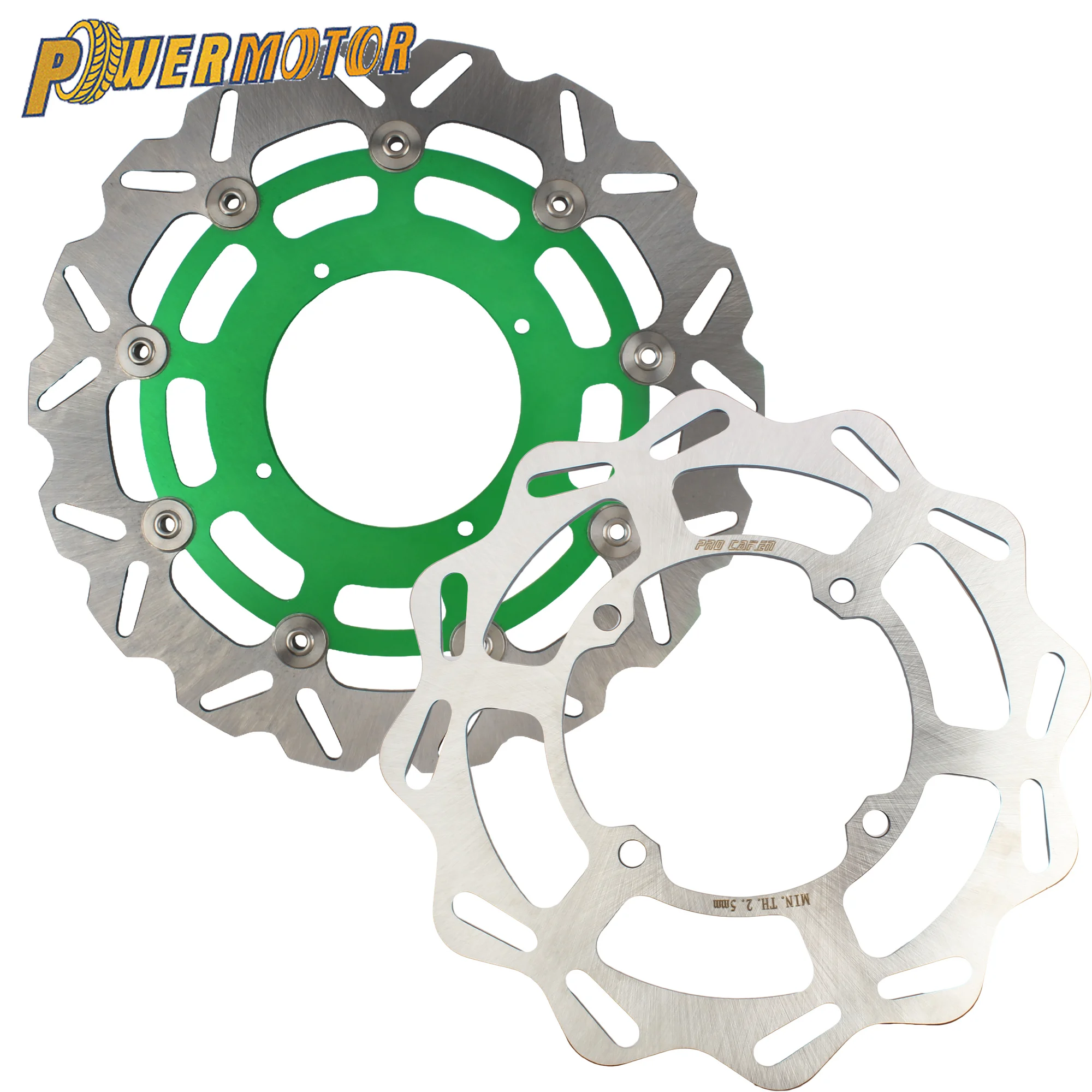 

270/320mm Motorcycle Front Rear Brake Disc For Kawasaki KX125 KX250 KX250F KX450F KLX450R 2006-2021 Motocross Replace Parts