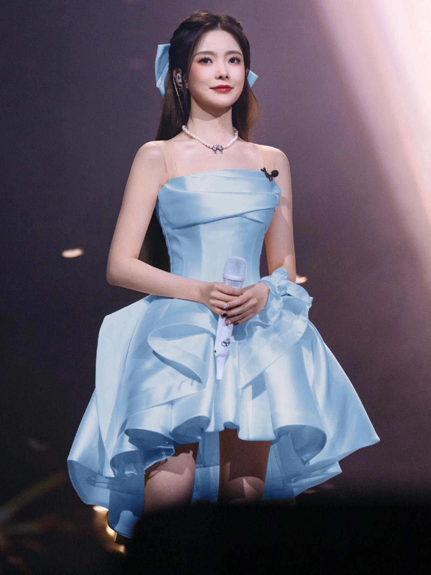 Ele ort Abito da sera in raso Bellissimo compleanno Studente Dr a vita media Princ Sle No Sve Cerimonia per adulti Performan...