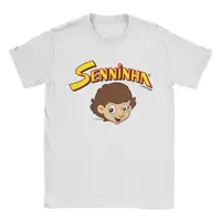 Senninha 1997 Ayrton Senna camiseta para hombre, camiseta de ocio, camiseta de manga corta con cuello redondo, camisetas de fiesta de algodón puro
