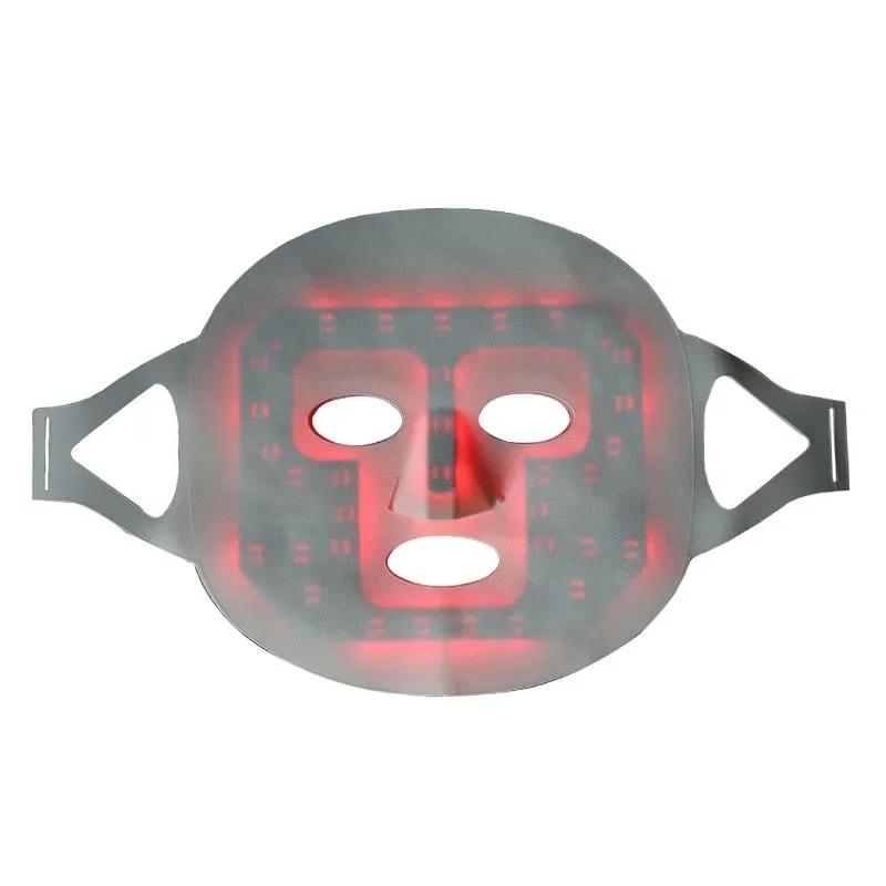 

Светодиодная силиконовая маска для лица, светотерапия, 3-цветное омоложение кожи, фотонные маски для лица, легкая антивозрастная подтяжка кожи, морщины