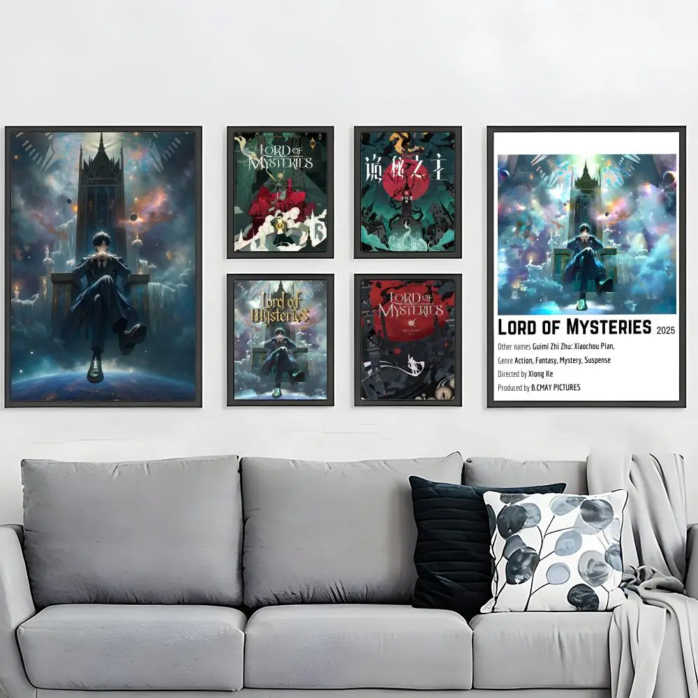 novel Lord of the Mysteries Poster HD Waterproof Self-Adhesive Wall Art – Multi-Scene Use, Top Gift Pick