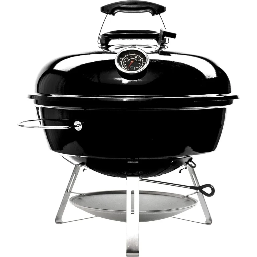 

SnS Grills Slow N Sear Travel Kettle 2Zone Cook Charcoal Basket и Easy Spin 18 решеток Портативный угольный гриль для приготовления барбекю