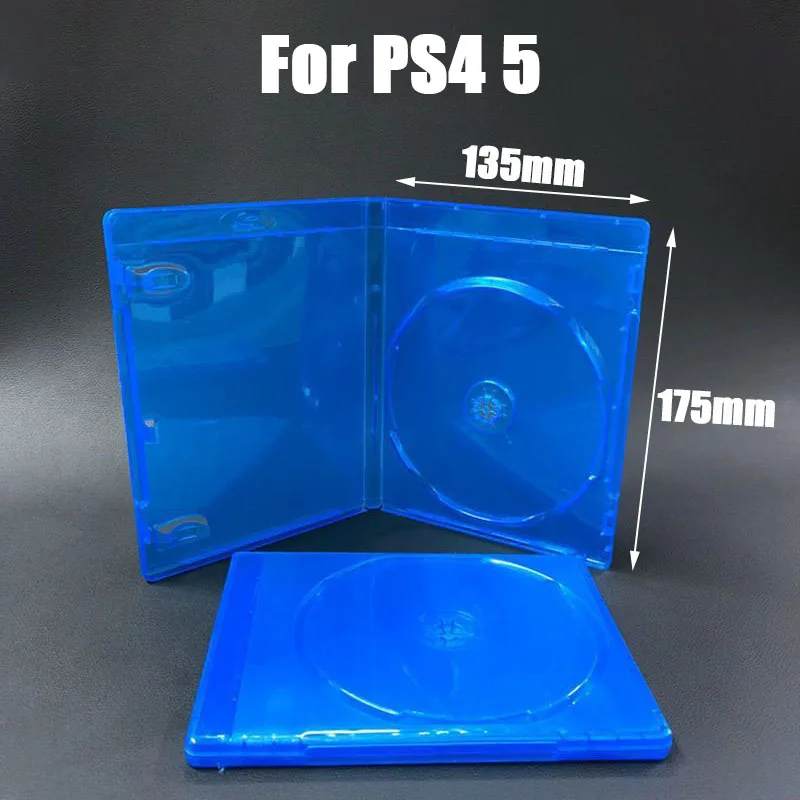 1PC For PS1 PS2 PS3 PS4 PS5 Replacement Empty Game CD DVD Box Case for PS4 Game Disc Storage Shell Cover Repair Accessories
