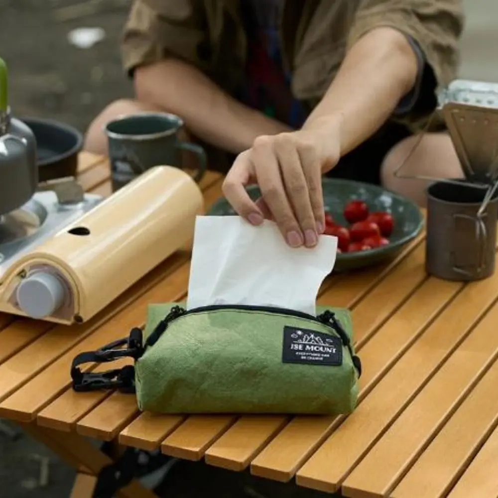 

Creative Outdoor Camping Tissue Storage Bag Instagram-worthy 3 Colors Living Room Household Bag Minimalist Tissue Hanging Bag