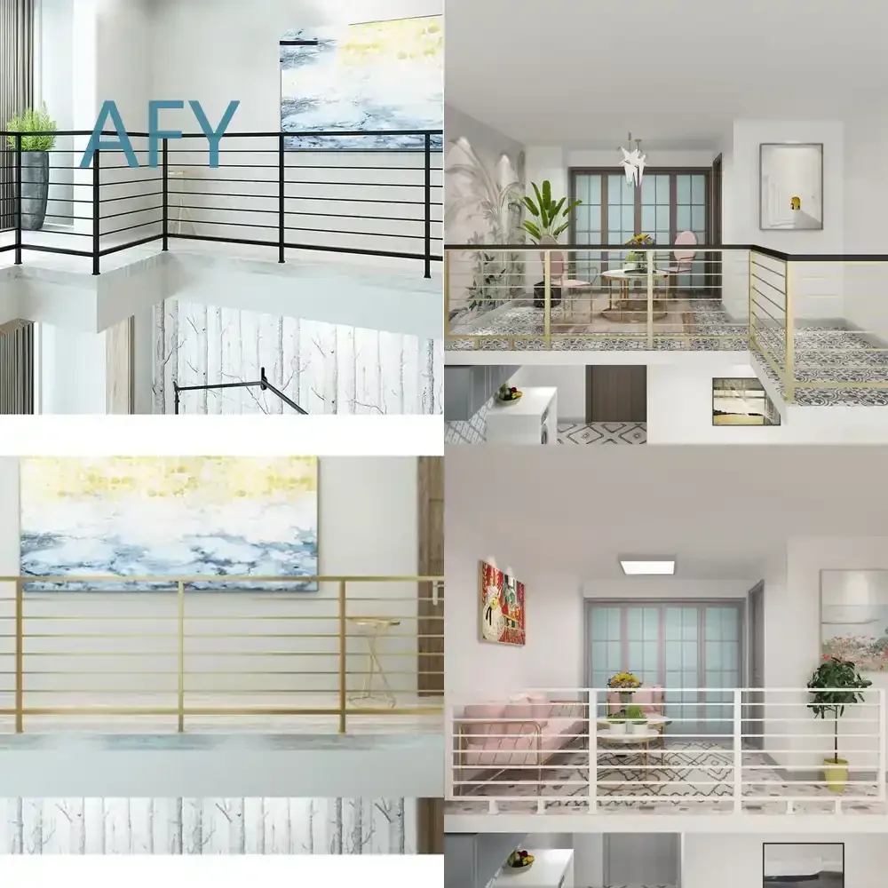 Für Balkongeländer, für Innentreppengeländer, für schmiedeeiserne Handläufe, für Stahltreppengeländer, für modernes Geländerdesign