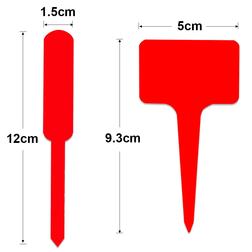 새로운 정원 식물 꼬리표 다색 플라스틱 반대로 uv 상표 종묘장 묘목 화분에 심은 분류 방수 감적 표시 30/50PCS