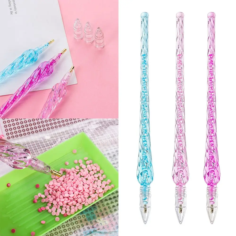 Arts Crafts Embroidery Point Drill Pen Cross Stitch Crystal Pens 5D Diamond Painting