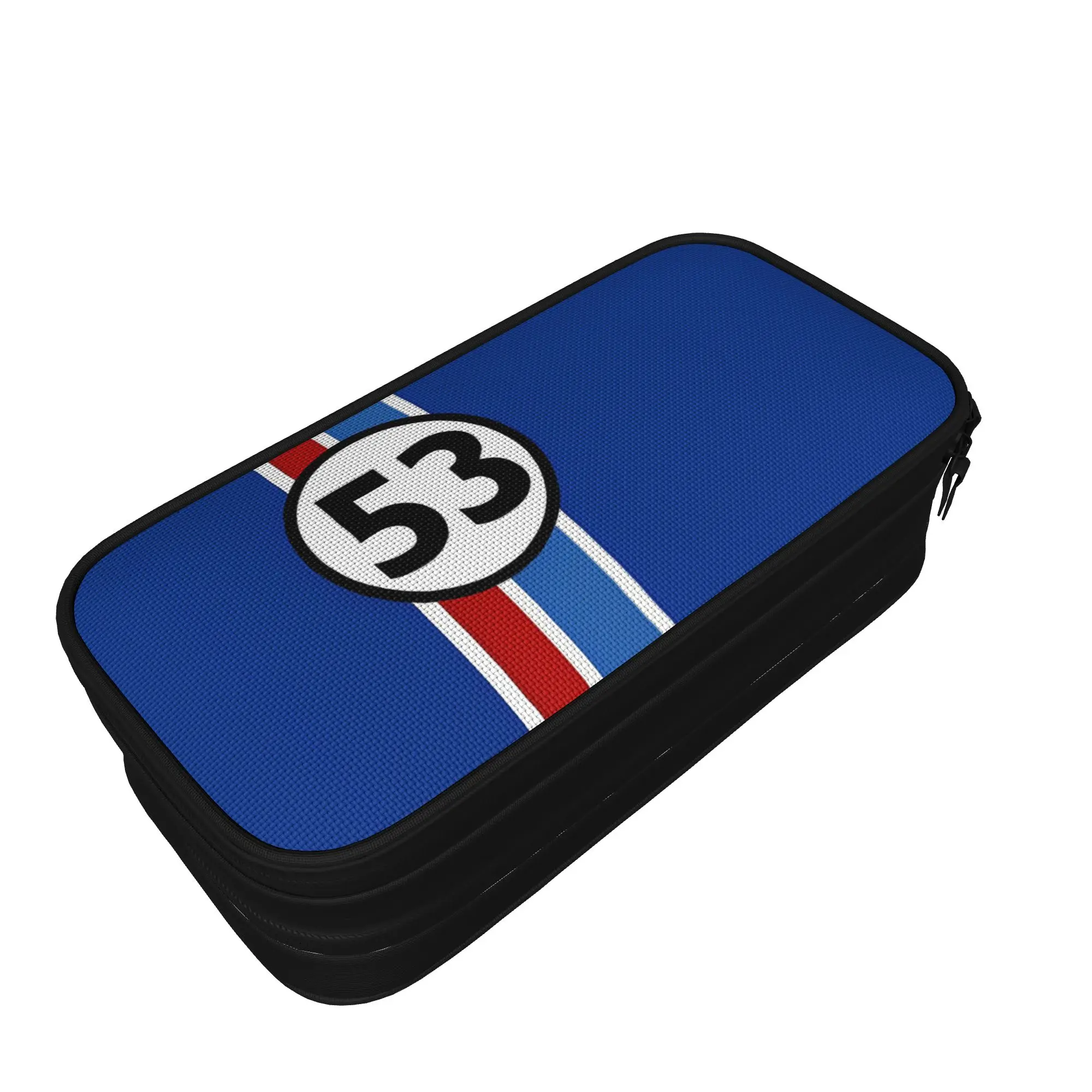 Herbie 53 Car Racing Classic Pencil Case Movie Logo Pencilcases Pen Holder Big Capacity Bags School Supplies Zipper Accessories